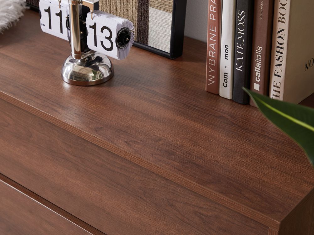Ballico 6 Drawer Dresser - Walnut