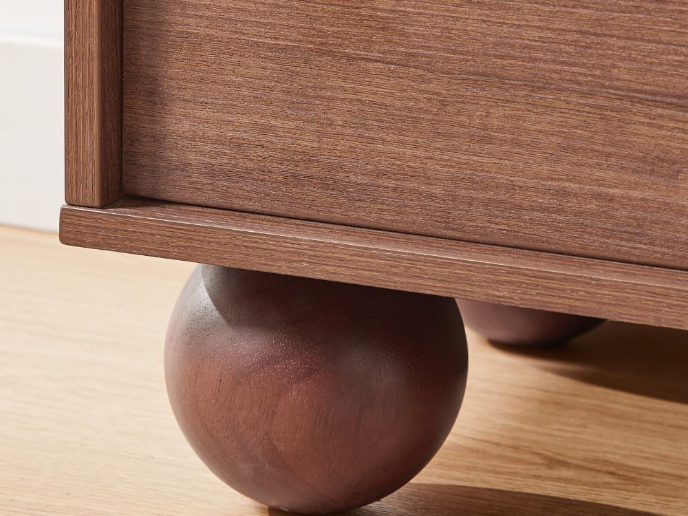Ballico 6 Drawer Dresser - Walnut
