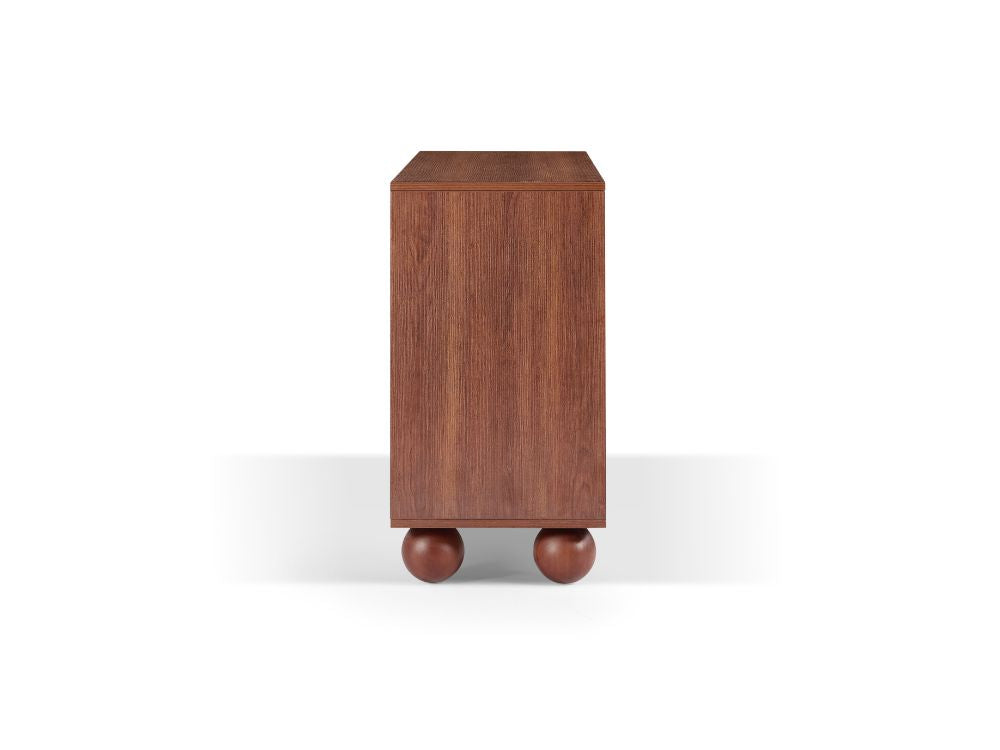 Ballico 6 Drawer Dresser - Walnut