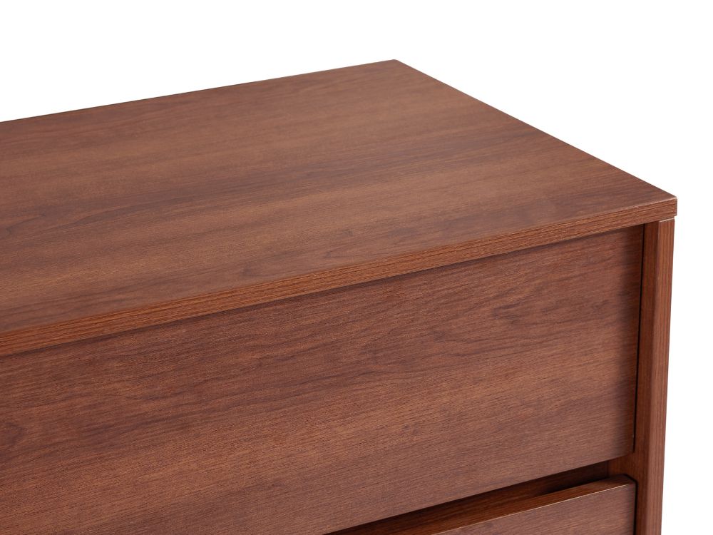 Ballico 6 Drawer Dresser - Walnut