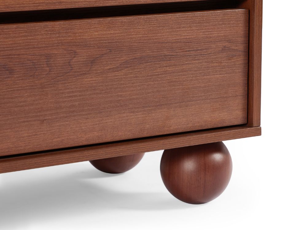 Ballico 6 Drawer Dresser - Walnut