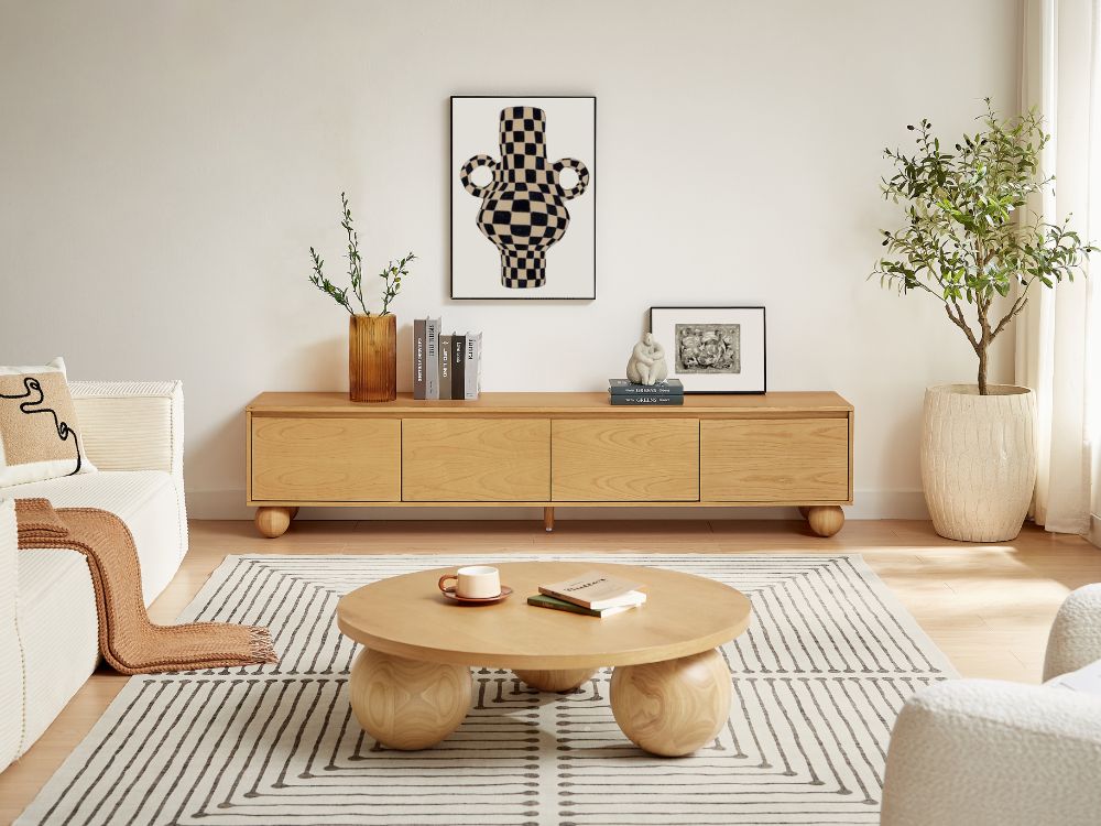 Ballico TV Stand - Light Oak