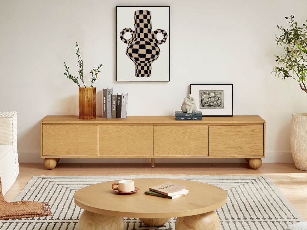 Ballico TV Stand - Light Oak